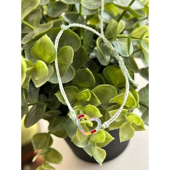 COPY - Pura Vida Heart Charm Enamel Bracelet - Picture 4 of 4